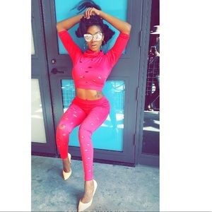 2 piece Custom Made Body Suit